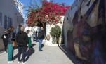 17 - El May. Bougainviller et notre groupe.